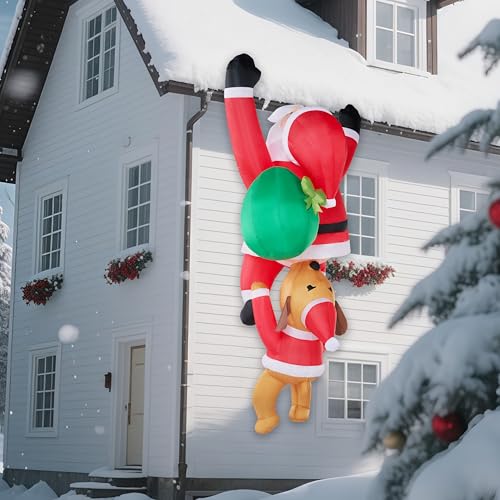 Joiedomi 8 FT Hanging Christmas Inflatables Decoration with LED Z259951