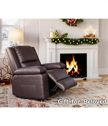 GarveeHome Power Lift Recliner Chair with Heat and Massage, Faux PU, for Elderly I162