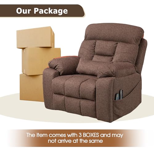 Power Lift Recliner Chair for Big Men with Heat and Massage W739905