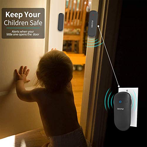 Door Chime with 500ft Range, 52 Chimes, Adjustable Volume, Mute Mode, LED Indicators B464999