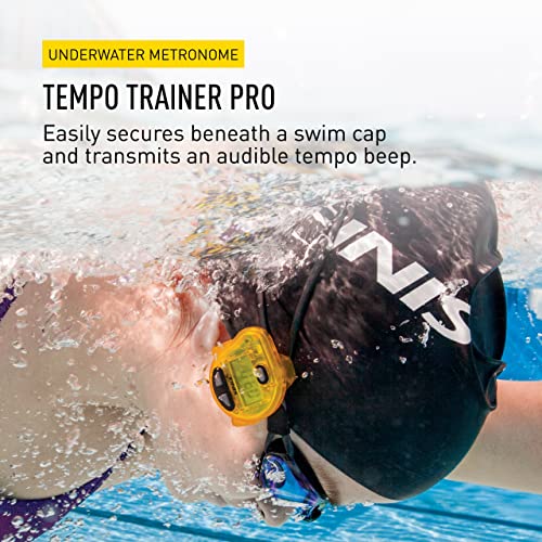 FINIS Tempo Trainer Pro Audible Metronome, Yellow/Black, Small O9561