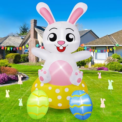 B&D 12FT Giant Christmas Inflatables Snowman Outdoor Decorations with Rotating LED Lights B36000