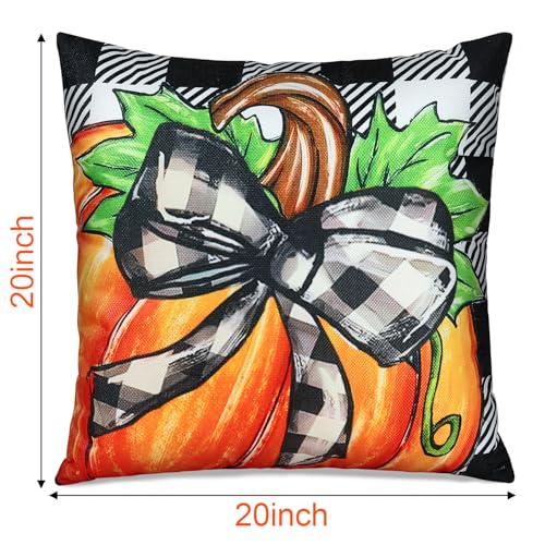Christmas Pillow Covers 18x18 Set of 4, Double-Sided Print G493315