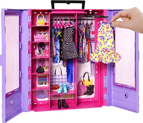 Barbie Doll & Playset, Fashionistas Ultimate Closet with Clothes & Accessories B7825