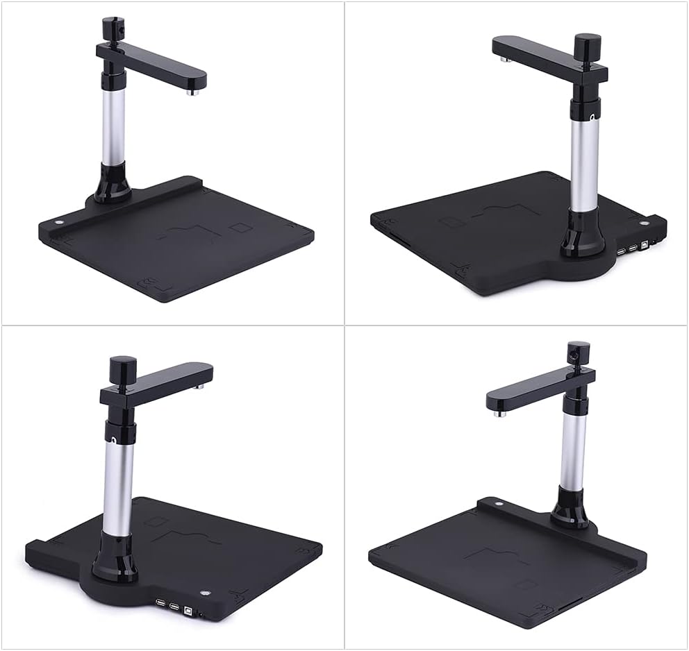 SIUKE Adjustable HD USB Book Scanner Dual Lens with OCR for Classroom Office V979