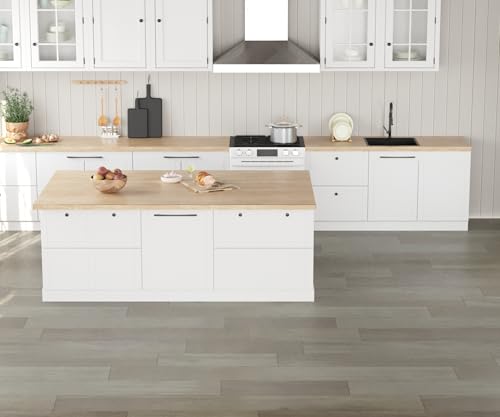 Oxdigi Vinyl Flooring Roll 32 sq.ft Natural Oak K971193