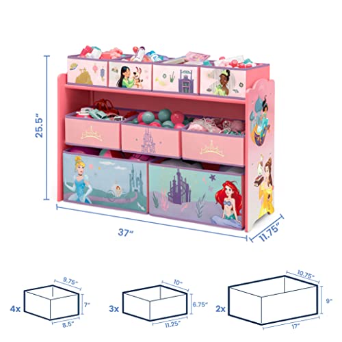 Delta Children Disney Minnie Mouse Deluxe 9 Bin Toy Organizer J9866