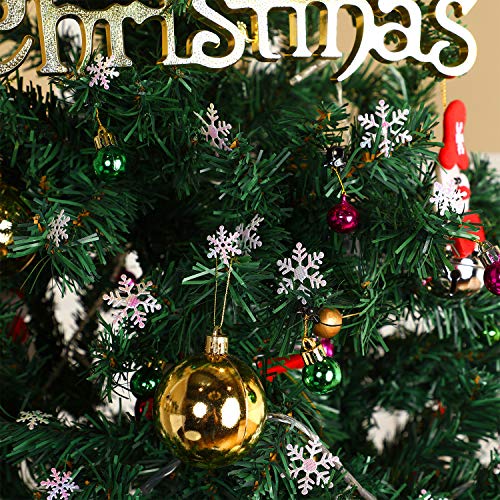 1600 Pieces 3 Size Snowflake Glitter Confetti for Christmas Party Table Decor P404201
