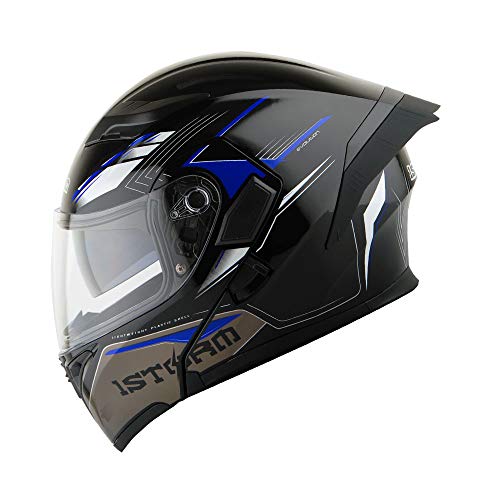 1Storm HB89 Modular Full Face Helmet Flip Up Dual Visor Z122535