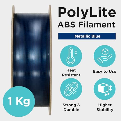 Polymaker PolyLite ABS Filament 1.75mm Black, 1kg F638424
