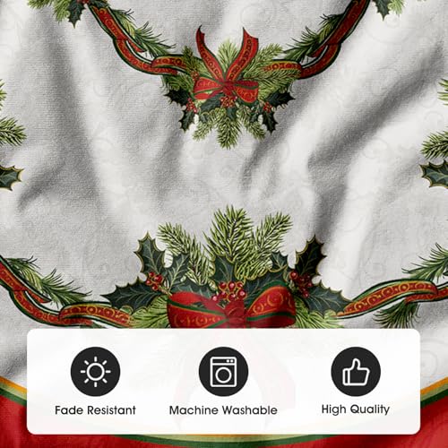 AVOIN colorlife Christmas Tree Skirt 48 Inch, Holiday Tree Mat E633175