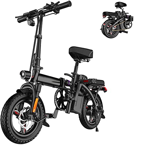 EBKAROCY Foldable Electric Bike for Adults, 400W Motor, 48V 15AH Removable Battery S109155
