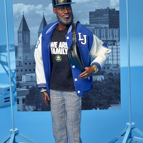 Barbie Signature Lebron James Kenbassadors Doll with Varsity Jacket & Accessories H1354