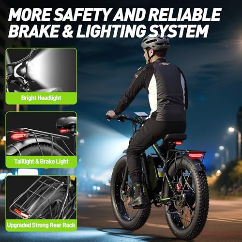 Dual Motor Electric Bike 3000W 23AH for Adults UL Certified L426