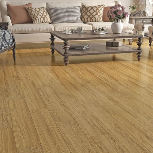 Decotalk 36 Pack Peel and Stick Vinyl Wood Flooring Planks, Waterproof K449559