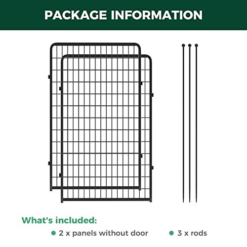 FXW Rollick Dog Playpen 32 Inch 16 Panels for Small and Medium Dogs E405995