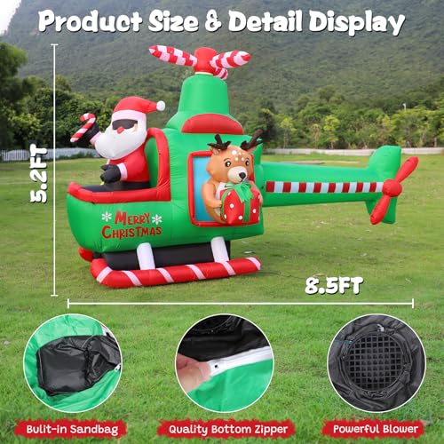 FunFanso 14 FT Christmas Inflatable Snowman with LED Light U47374