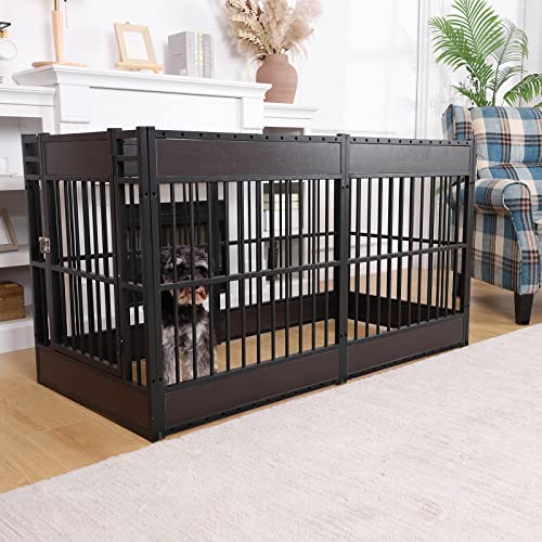 Dog Playpen 31.5" Indoor Heavy Duty Furniture Style Puppy Pen K408
