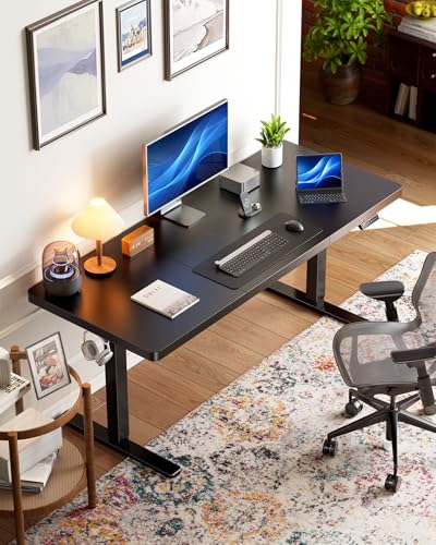 HUANUO Electric Standing Desk 71 x 35 inch Height Adjustable Sit Stand Desk H24537