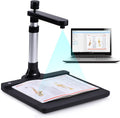 Book Scanner,SIUKE Adjustable HD High Speed USB Book Image Document Camera Scanner Dual Lens (10 Mega-Pixel & 2 Mega-Pixel) Max. A3 Scanning Size with OCR Function LED Light for Classroom Office