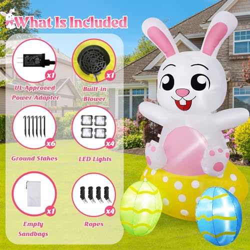 B&D 12FT Giant Christmas Inflatables Snowman Outdoor Decorations with Rotating LED Lights B36000