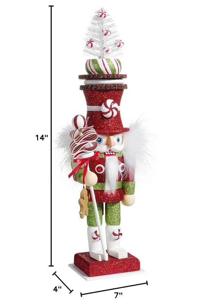 Kurt Adler Hollywood Candy Soldier Nutcracker W3402