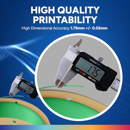 OVERTURE PLA Plus Filament 1.75mm 1kg Black S915984