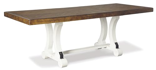 Signature Design by Ashley Valebeck Rustic Farmhouse 36" Counter Height Dining Table Y946
