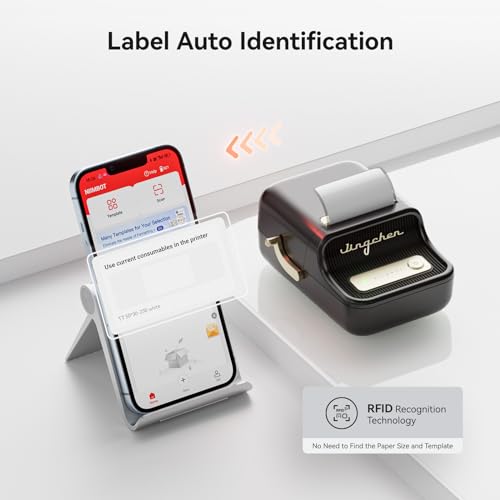 NIIMBOT B21 Label Maker, 2 Inch Portable Thermal Label Printer, White E219