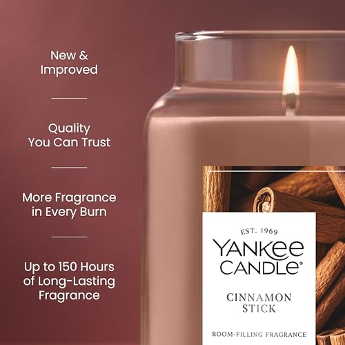 Yankee Candle Sparkling Cinnamon 22oz Large Jar Scented Candle C9079