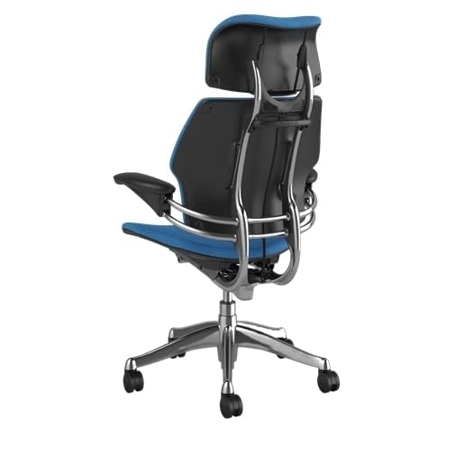 Humanscale Freedom Office Chair with Headrest, Ergonomic Work Chair with Adjustable Arms D840