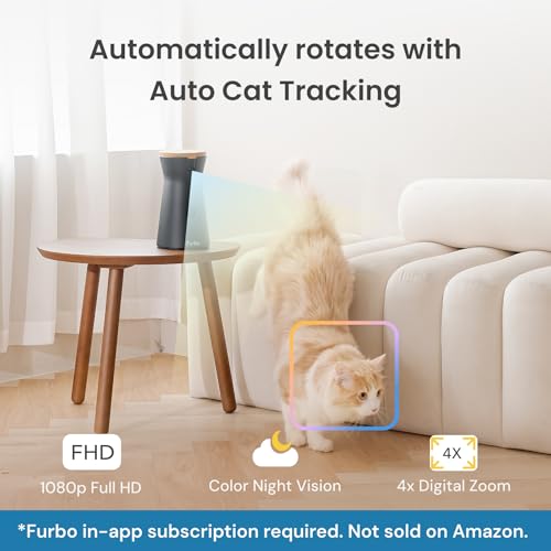 Furbo Mini Pet Camera with 2-Way Audio and Phone App N269659