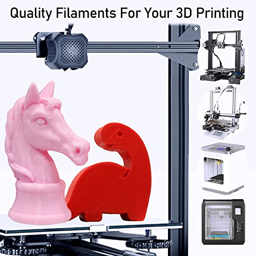 MIKA3D Bicolor Silk PLA 3D Printer Filament Bundle, 1.75mm, 6 Spools V5573