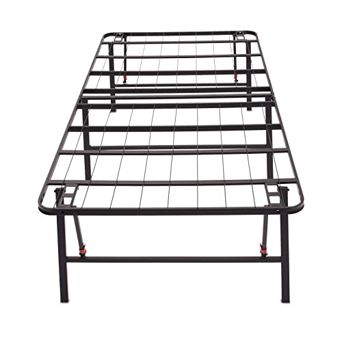 Amazon Basics Foldable Metal Bed Frame with Storage, Full Size, Black A770