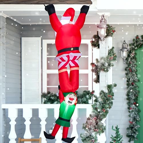 Joiedomi 8 FT Hanging Christmas Inflatables Decoration with LED Z259951
