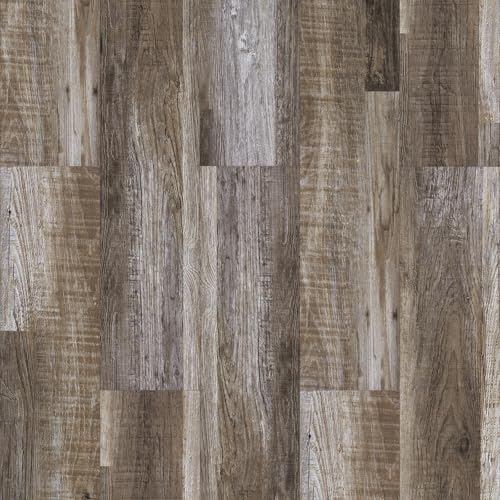 ATOPOSE Peel and Stick Vinyl Flooring 36pcs 6"×36" Wood Effect Waterproof D74600
