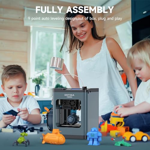 Tina2 Basic 3D Printer, Fully Assembled, Auto Leveling, FDM Mini Printer D3561