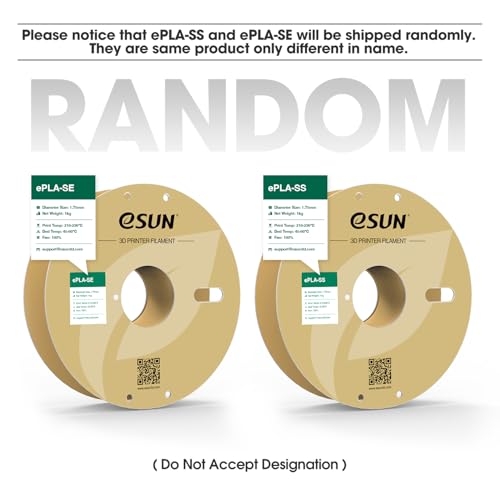 eSUN PLA Basic Filament 1.75mm, 3D Printer Filament, 1KG Spool, Black B3638