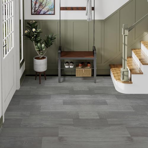 Oxdigi Vinyl Flooring Roll 32 sq.ft Natural Oak K971193