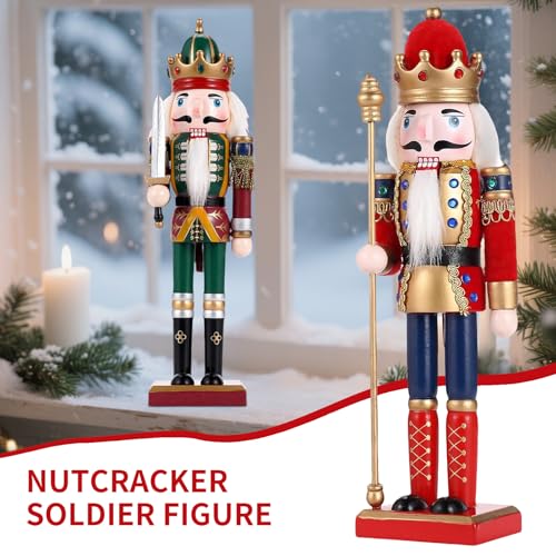 11.8 Inch Wooden Nutcracker Christmas Decor T403