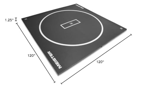 Meister FlexFloor Wrestling Mat 10ft x 10ft Roll-Up Training Mat V43380