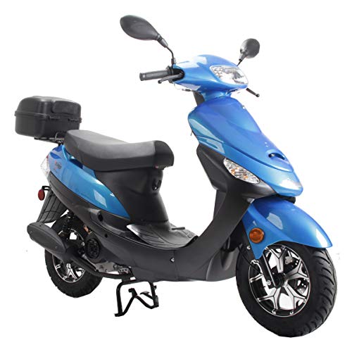 X-PRO Maui 50cc Moped with Electric Start and Rear Trunk H8995