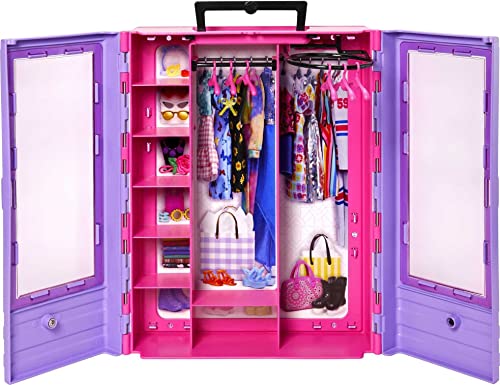 Barbie Doll & Playset, Fashionistas Ultimate Closet with Clothes & Accessories B7825