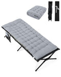 Sportneer Camping Cot, Portable Military Cot for Adults, Heavy Duty Folding Bed, Supports 330 Lbs F424597