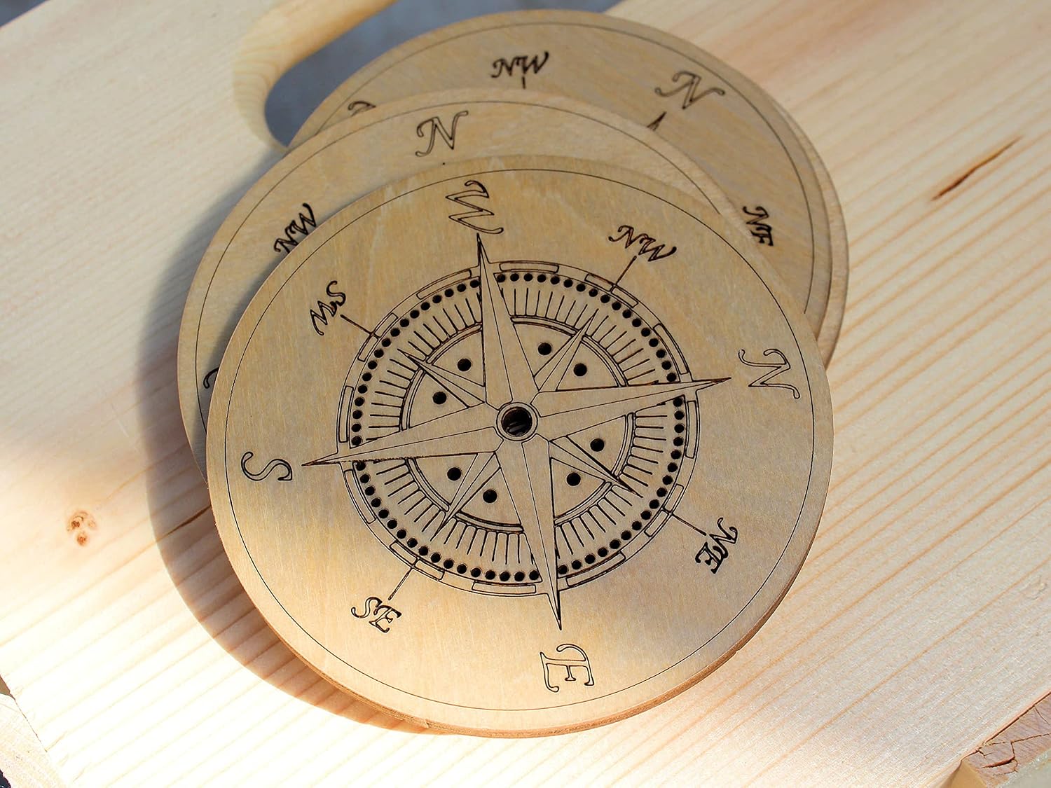 Compass Coasters - Set of 4 Y6657