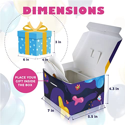 FETTIPOP Merry Christmas Exploding Confetti Gift Box, Pop Up Surprise, Prank Gift Wrapping Idea E58876