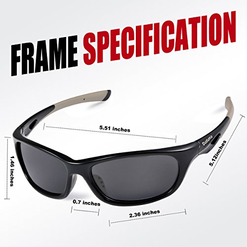 Duduma Polarized Sports Sunglasses for Men Women Du646 R7618
