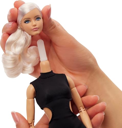 Barbie Basics Model 04 Collector Doll with Red Curly Hair and Black Mini Dress O916