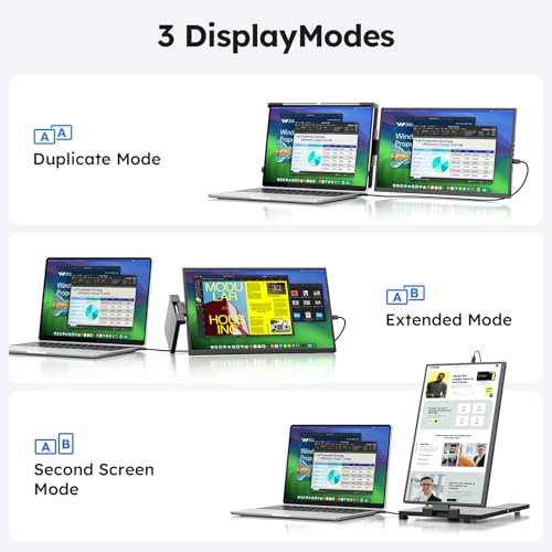 Laptop Screen Extender 14" FHD 1200P IPS Portable Monitor X6094