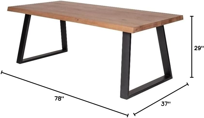 Moe's Home Collection Mila Live Edge Rectangular Dining Table H47667